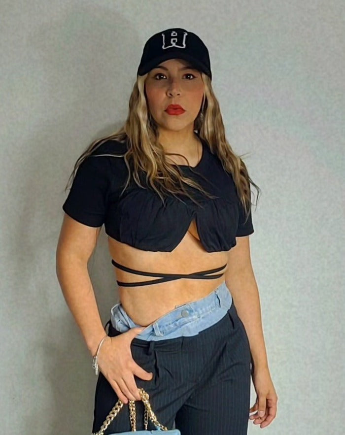 Crop top - Black